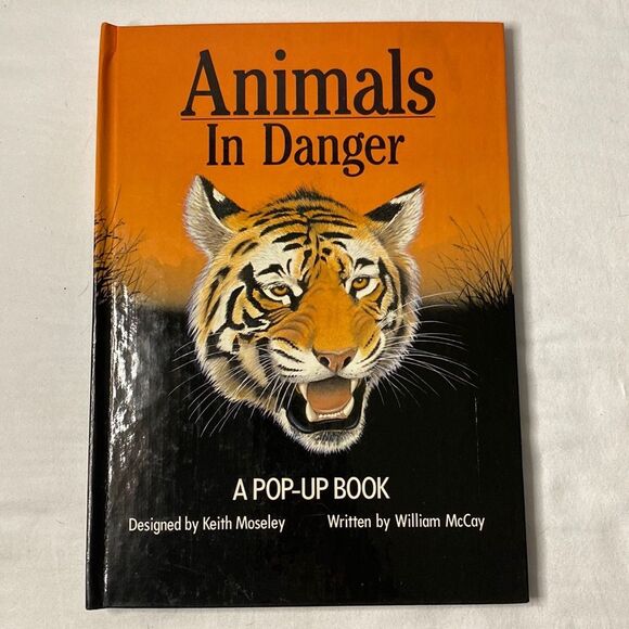 Vintage Animals in Danger Pop-up Book - Hardcover By William McCay. Like New‎ - Picture 1 of 6